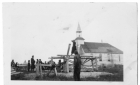 Church construction by missionaries and locals